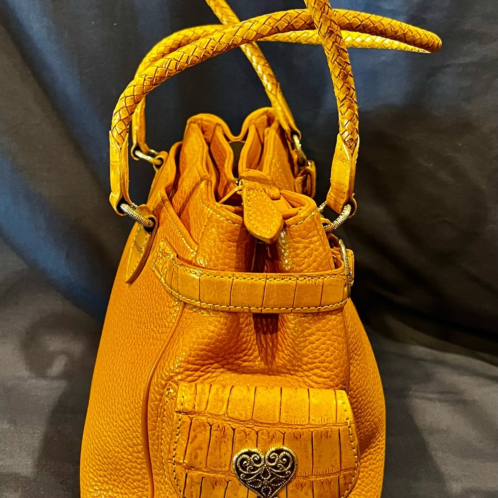 Gorgeous Vintage Brighton Pebbled Leather Handbag - Picture 4 of 13